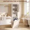 Badkamerkast Met Wasmand 40 Cm Breed Wit