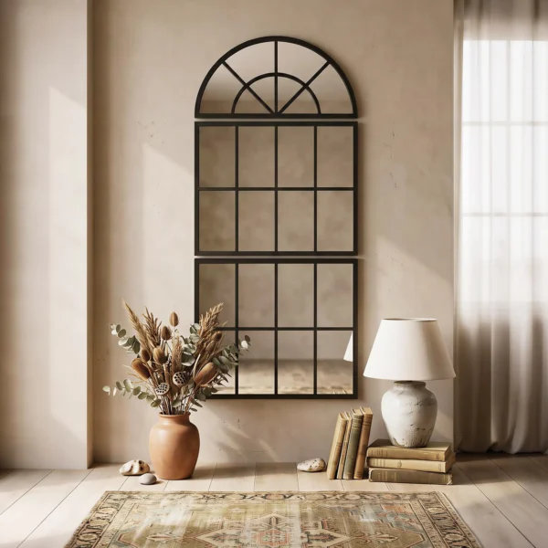 Bogen Wandspiegel 120 X 54 Cm Venstervorm Hangspiegel 3 Delig Grote Spiegel Voor Slaapkamer Woonkamer