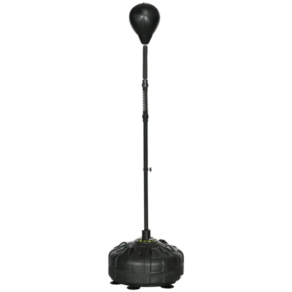 Bokszak, Boksstandaard, In Hoogte Verstelbaar 145 180 Cm, Vulbare Basis, Zwart
