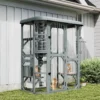 Buiten Kattenverblijf Beloopbaar Houten Kattenhuis Met 4 Platformen Waterafstotend Oxford dak 2 3 Katten Tot 8 Kg