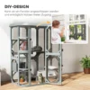 Buiten Kattenverblijf Beloopbaar Houten Kattenhuis Met 4 Platformen Waterafstotend Oxford dak 2 3 Katten Tot 8 Kg
