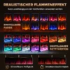Elektrische Haard Met Vlam Effect En Wandhaard Met Afstandsbediening