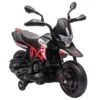 Elektrische Motorfiets Voor Kinderen APRILIA 6 V Elektrische Motorfiets Met Lithium Batterij 25W Motor 30° Stuurbeperking Afneembare Steunwielen
