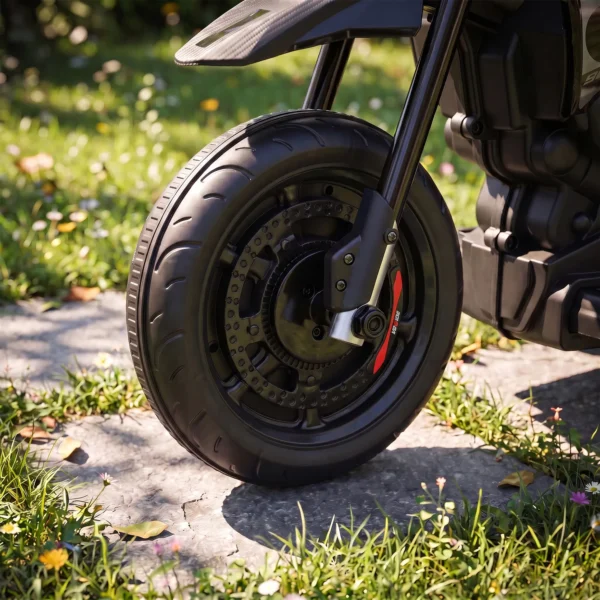 Elektrische Motorfiets Voor Kinderen APRILIA 6 V Elektrische Motorfiets Met Lithium Batterij 25W Motor 30° Stuurbeperking Afneembare Steunwielen