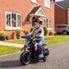 Elektrische Motorfiets Voor Kinderen APRILIA 6 V Elektrische Motorfiets Met Lithium Batterij 25W Motor 30° Stuurbeperking Afneembare Steunwielen