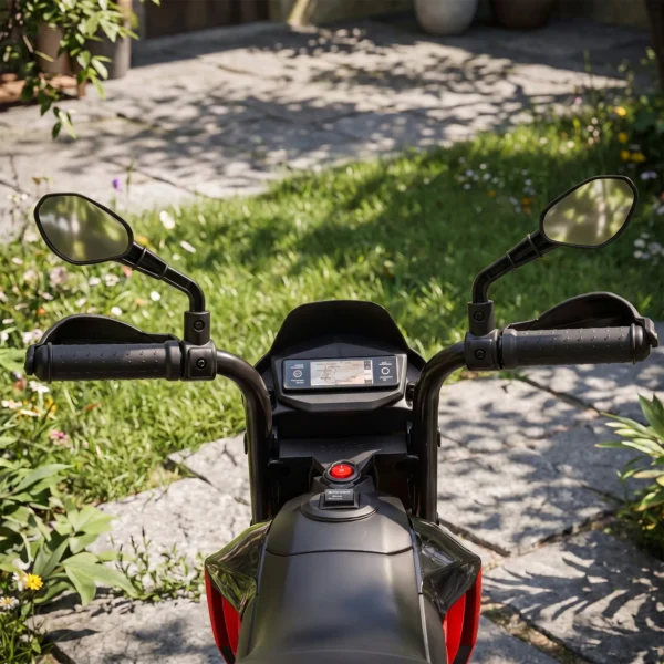 Elektrische Motorfiets Voor Kinderen APRILIA 6 V Elektrische Motorfiets Met Lithium Batterij 25W Motor 30° Stuurbeperking Afneembare Steunwielen