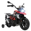Elektrische Motorfiets Voor Kinderen BMW 12V Kinder Motocross Met Lithium Batterij 35W Motor Draaigasgreep Steunwielen PU Zitje Tot 6km/u