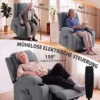 Elektrischer Relaxsessel Mit Aufstehhilfe Und Liegefunktion Massagesessel Mit Fernbedienung Dunkelgrau