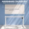 Ergonomisch In Hoogte Verstelbaar Bureauframe Elektrisch Stalen Tafelframe Wit