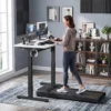 Ergonomisch In Hoogte Verstelbaar Bureauframe, Elektrisch Tafelframe Van Staal, Zwart
