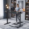 Ergonomisch In Hoogte Verstelbaar Bureauframe, Elektrisch Tafelframe Van Staal, Zwart