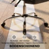 Ergonomische Bureaustoel Met Voetensteun En Bureaustoel In Donkergrijs
