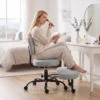 Ergonomische Naaistoel Bureaustoel, 360° Draaibare ADHD Meditatiestoel Met Wielen En Hoogteverstelling, Grijs