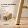 Esszimmerstühle 2er Set Küchenstühle Moderner Polsterstuhl Mit Geschwungener Rückenlehne Aus Kautschukholz Für Esszimmer