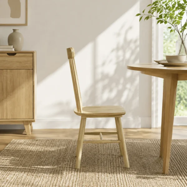 Esszimmerstühle 2er Set Küchenstühle Moderner Polsterstuhl Mit Geschwungener Rückenlehne Aus Kautschukholz Für Esszimmer