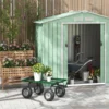 Gartenwagen Bis 150 Kg Handwagen Mit 180° Drehbarer Griff, Luftbereifung Für Gartenarbeit Rasen Schwarz