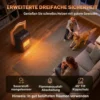 Gas Terrasverwarmer Outdoor 1,5 4,2 KW Terrasverwarmer Met Rollen 3 Vermogensniveaus 50 Cm Slang Drukregelaar