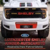 Glijauto Voor Peuters, Shelby Kinderauto Met Achtermand, Opklapbare Motorkap, Voor 18 72 Maanden, Wit