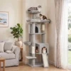 Grote Krabpaal 184 Cm Hoog Met 3 Krabstammen Ligvlakken Speelbal Hangmat Ladder, Katten Onder 6 Kg