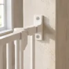 Haustierzaun, 10 Panel Barriere Mit Tür, Faltbar, Für Kleine & Mittelgroße Hunde, Kunststoff, Kohlenstoffstahl, Weiß