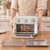 Heteluchtfriteuse 12 Liter Mini Oven Met Convectie, 5 Programma's, Bakplaat En Frituurmand, 1200 W, Vaatwasmachinebestendig