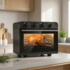 Heteluchtfriteuse oven Met Convectie En Draaispitset, Temperatuurregelaar, Timer, 1800 W