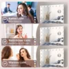 Hollywood Spiegel Met 18 LEDs Make upspiegel 80x60 Cm Cosmetische Spiegel Met 3 Lichtkleuren, Verstelbare Helderheid