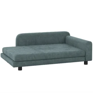 Hondensofa XL Orthopedisch Hondenbed Met Rugleuning Afneembaar Kussen Voor Grote Honden Onder De 35 Kg