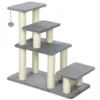 Hundetreppe 4 Stufen 68 Cm Hoch Verstellbar Haustiertreppe Für Kleine Hunde Katzentreppe Sisal Kratzbäumen, Spielball