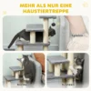 Hundetreppe 4 Stufen 68 Cm Hoch Verstellbar Haustiertreppe Für Kleine Hunde Katzentreppe Sisal Kratzbäumen, Spielball