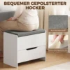 Kaptafel Met Spiegel En Kruk Met Klapspiegel, Make uptafel Met Lades, Wit