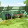 Kas Met Ritssluiting Venster, Winterbestendig Foliekas Van Staal 360 X 90 X 90 Cm Groen