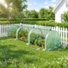 Kas, Winterbestendig Foliekas Met Oprolbare Ritssluiting Deur 350 X 100 X 80 Cm Groen