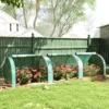 Kas, Winterbestendig Foliekas Met Oprolbare Ritssluiting Deur 350 X 100 X 80 Cm Groen