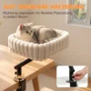 Katten Bureaubed, Kattenbed Voor Bureau Met 360° Rotatie, Hangende Bal Verstelbare Klem Voor Kat Onder 6 Kg