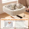 Katten Bureaubed, Kattenbed Voor Bureau Met 360° Rotatie, Hangende Bal Verstelbare Klem Voor Kat Onder 6 Kg