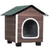 Katzenhaus Isolierte Katzenhütte Mit Kissen Eingang 44 X 42 X 45cm Wasserabweisend Oxford Stoff Erhöht