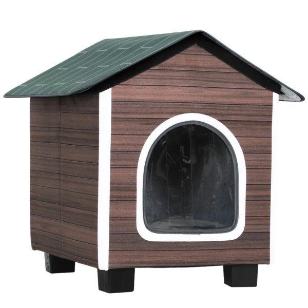 Katzenhaus Isolierte Katzenhütte Mit Kissen Eingang 44 X 42 X 45cm Wasserabweisend Oxford Stoff Erhöht