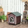 Katzenhaus Isolierte Katzenhütte Mit Kissen Eingang 44 X 42 X 45cm Wasserabweisend Oxford Stoff Erhöht