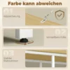 Keukenrek Met Opbergruimte, Magnetronrek Met 3 Manden En Kast, 100 X 35 X 80 Cm, Wit