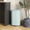 Keukenvuilnisbak 30 Liter Pedaalemmer Met Soft Close Deksel, Metaal Pedaal, Groen, 36,5 X 31 X 61 Cm