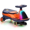 Kinder Elektrische Auto 12V 2 in 1 Elektrische Glijauto Met Lithium Batterij 2 Motoren RGB Licht Pedaal Muziek 360° Besturing