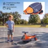 Kinder Elektrische Auto 12V 2 in 1 Elektrische Glijauto Met Lithium Batterij 2 Motoren RGB Licht Pedaal Muziek 360° Besturing