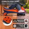 Kinder Elektrische Auto 12V 2 in 1 Elektrische Glijauto Met Lithium Batterij 2 Motoren RGB Licht Pedaal Muziek 360° Besturing