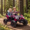 Kinder Elektrische Auto 24V 2 Zitter Kinderwagen UTV Met Lithium Batterij 2,4 GHz Afstandsbediening 2 X 120W Motoren Softstart