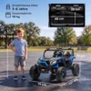 Kinder Elektrische Auto 24V 2 Zitter Kinderwagen UTV Met Lithium Batterij 2,4 GHz Afstandsbediening 2 X 120W Motoren Softstart