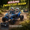 Kinder Elektrische Auto 24V 2 Zitter Kinderwagen UTV Met Lithium Batterij 2,4 GHz Afstandsbediening 2 X 120W Motoren Softstart