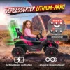 Kinder Elektrische Auto 24V 2 Zitter Kinderwagen UTV Met Lithium Batterij 2,4 GHz Afstandsbediening 2 X 120W Motoren Softstart