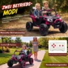 Kinder Elektrische Auto 24V 2 Zitter Kinderwagen UTV Met Lithium Batterij 2,4 GHz Afstandsbediening 2 X 120W Motoren Softstart