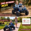 Kinder Elektrische Auto 24V 2 Zitter Kinderwagen UTV Met Lithium Batterij 2,4 GHz Afstandsbediening 2 X 120W Motoren Softstart